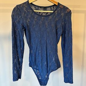 Denim Lace bodysuit